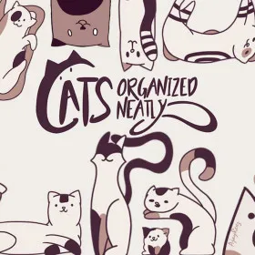 Cats Organized Neatly