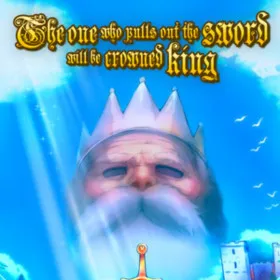 The one who pulls out the sword will be crowned king