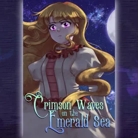 Crimson Waves on the Emerald Sea
