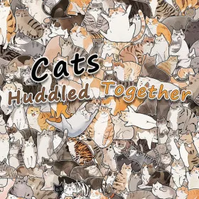 Cats Huddled Together