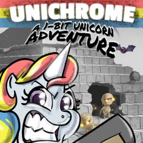 Unichrome: A 1-Bit Unicorn Adventure