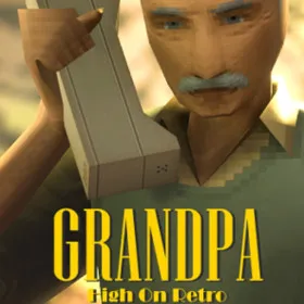 Grandpa High on Retro