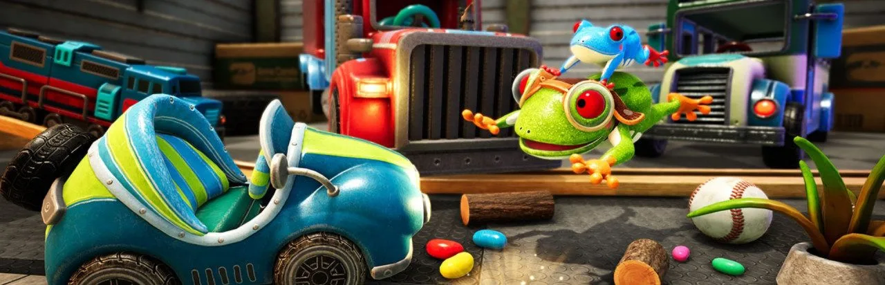 Frogger in Toy Town