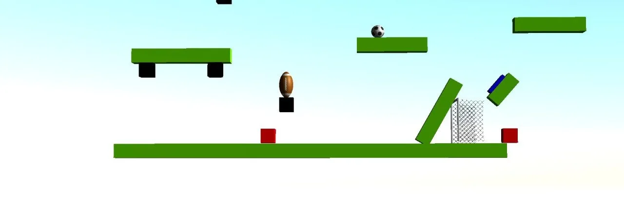 Score a goal (Physical football)