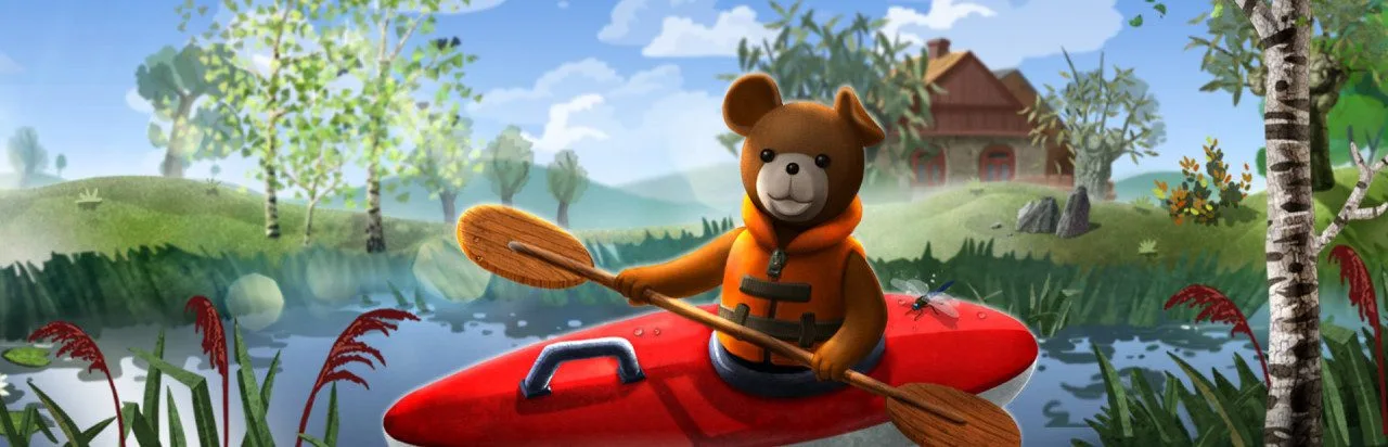 Teddy Floppy Ear - Kayaking