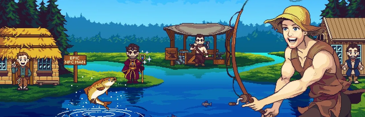 Epic NPC Man Nice Day for Fishing