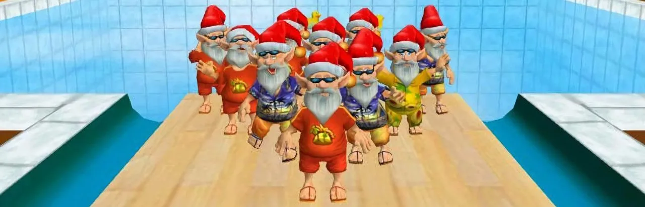 Elf Bowling: Hawaiian Vacation