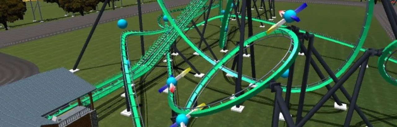 Hyper Rails: Advanced 3D Roller Coaster Design