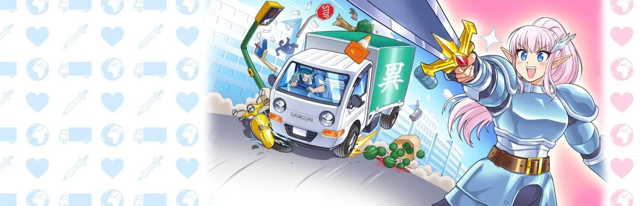 Truck-kun is Supporting Me from Another World?!