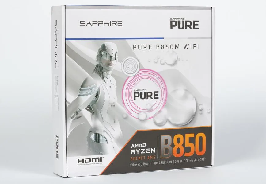 Обзор материнской платы Sapphire Pure B850M WiFi на чипсете AMD B850