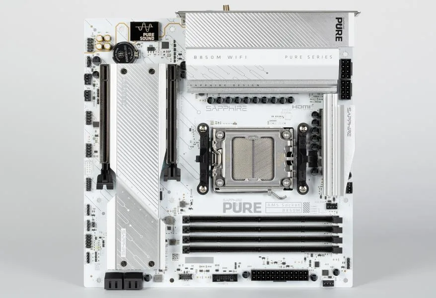 Обзор материнской платы Sapphire Pure B850M WiFi на чипсете AMD B850